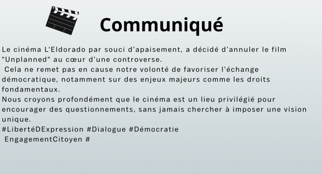 actualité Communiqué !